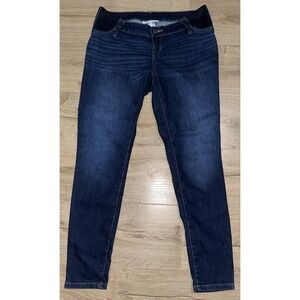 Isabel Maternity by Ingrid & Isabel Women's Blue Denim Skinny Jeans Stretch 5-P…